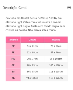 Fio dental Sensa DeMillus na internet