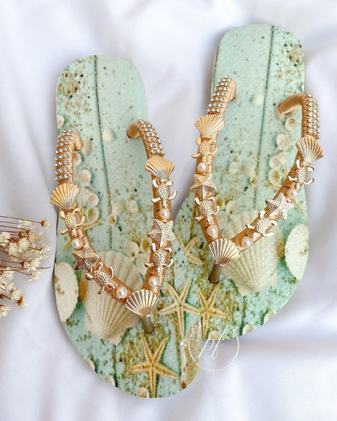 Modelo fundo do mar gliter