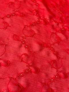 Gasa quebrada bordada - CORTE: 0,80 mts x 2 mts - comprar online