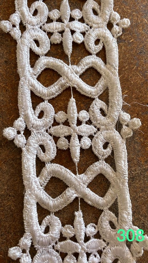 308 - Galon de guipure - CORTE: 2 mts