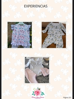 Curso " ropa de bebé" Curso completo grabado en internet
