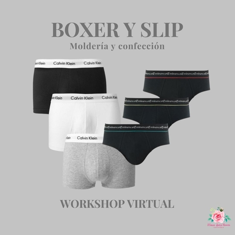 Workshop virtual de molderia y confeccion de boxer