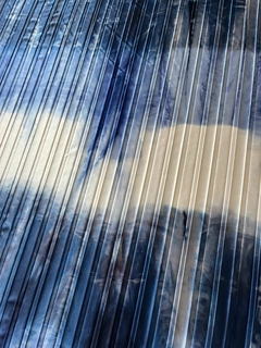 Satén plisado degrade - CORTE: 1,50 mts x 3,10 mts - comprar online