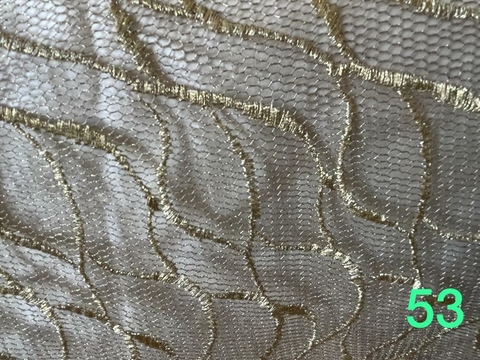 Encaje dorado - CORTE:0.56 mts x 1.04 mts