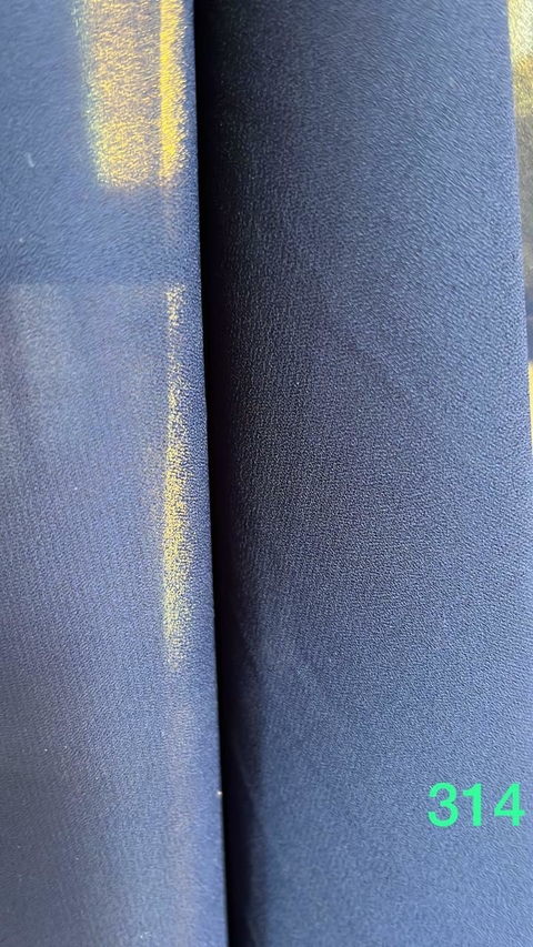 314 - Creppe Georgette - CORTE: 1.50 mts x 0.65 mts