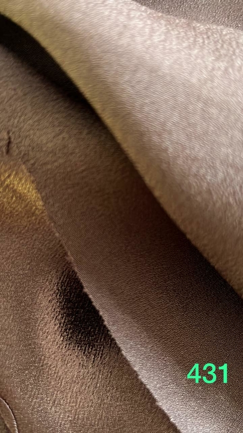 431 - Creppe saten - CORTE: 0.40 mts x 1.50 mts