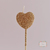Vela corazón champagne - comprar online