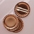 Platos rose gold en internet