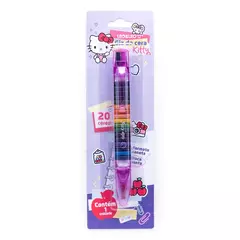 Giz De Cera Caneta Troca Ponta 20 Cores Hello Kitty