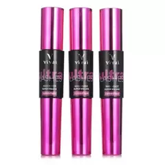 Rímel Máscara de Cílios Super Volume Ultra Lashes Vivai à prova d'água, super volume longa duração