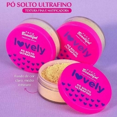 Pó solto facial ultrafino Lovely Face Beautiful