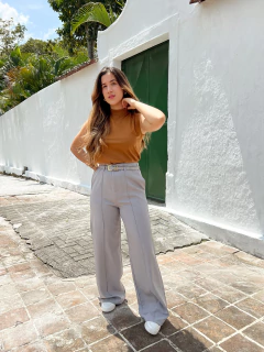 CALÇA LÍVIA CINZA - Fille