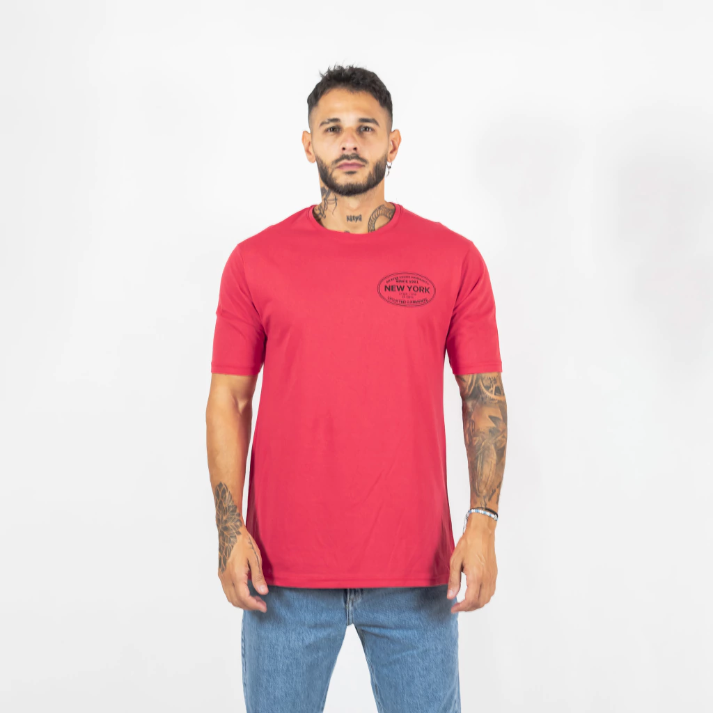 Remera OVERSIZE estampada M/C: NY