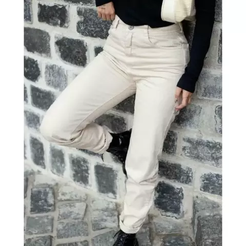 Calça Feminina Mom Off White - CL14076 - comprar online