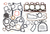 Jogo Junta Motor Cabeçote D10/20 4236 270/5 4236129/617/692