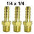 Conector Espigão Adaptador Fixo Macho 1/4 Espiga 1/4 P/ar