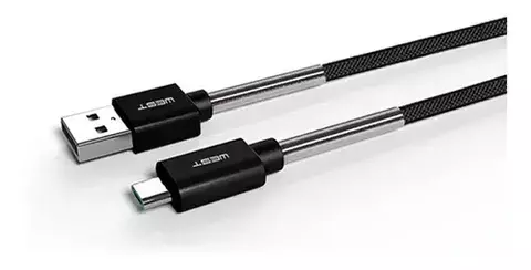 DATA CABLE BUNGEE - MICRO USB - Reforzado - 2.4A - WEST - comprar online