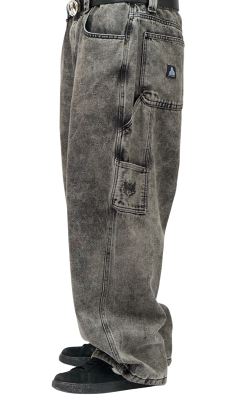 JEAN PENTADA CARPINTERO BAGGY NEGRO STONE