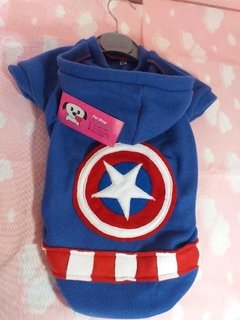 roupa pet capitão América - comprar online