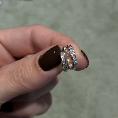 Argollas Cubic Acero