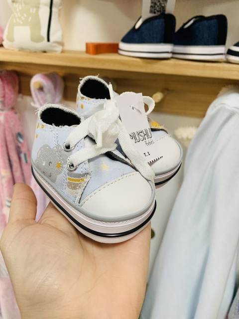 Zapatillas con cordón abrigada No caminantes Art- 234 estrella celeste