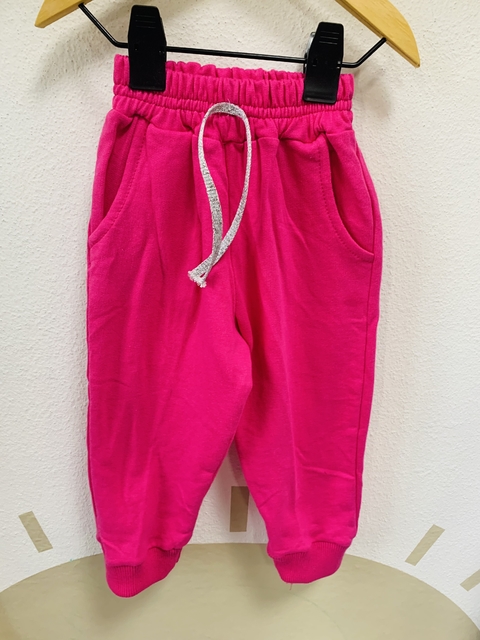 Jogging bebe liso Art-337C Fuccia