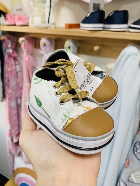 Zapatillas con cordón abrigada No caminantes Art- 234 Zorrito