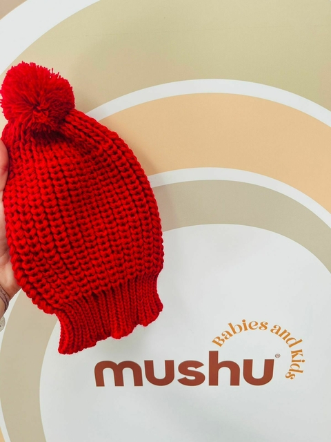Gorro bebe 3 meses a 1 año Art 529 Rojo