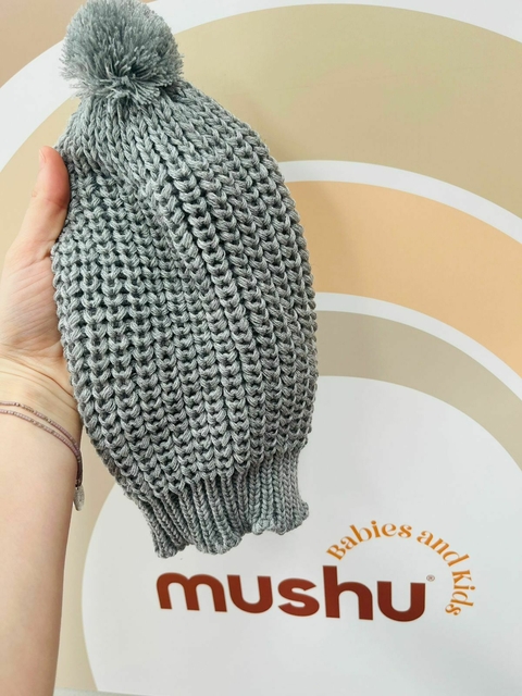 Gorro bebe 1 año Fucsia Art 540 Gris Melange