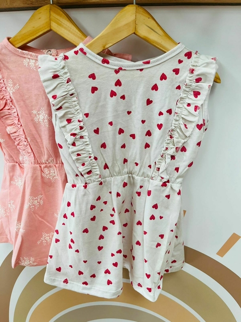 Vestido Algodón Art-597 Corazon