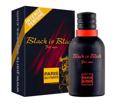 Perfume Black is Black For Men Eau de Toilette 100ml - Paris Elysees