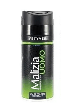 Desodorante Malizia Uomo Vetyver Eau de Toilette 150ml - Malizia