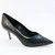 ZAPATO STILETTO GINEBRA CUERO Y REPTIL NEGRO - comprar online