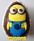 Huevo Pascuas de 1 KILO 25 cm N° 25 Chocolate Artesanal Premium con Personajes + Tarjetita - Contumania