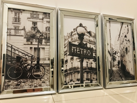 CUADRO MARCO ESPEJADO - PARIS METRO