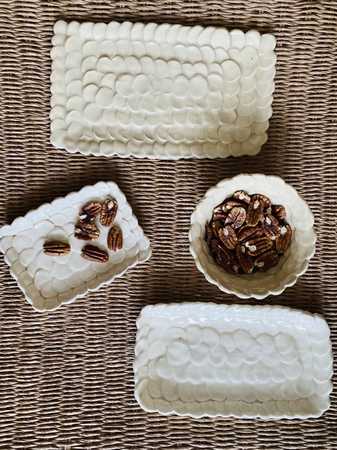 Bandeja Escamas Beige