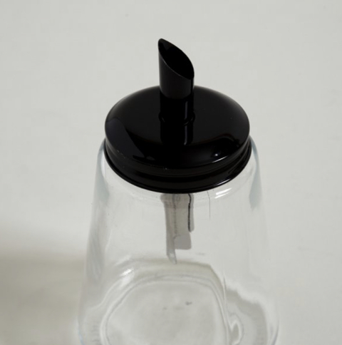 AZUCARERA BLACK CONICA VIDRIO LISO