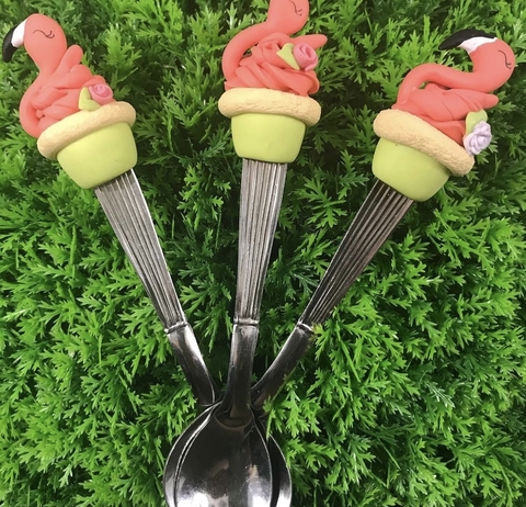 Cucharitas Set x 3 Flamencos - comprar online