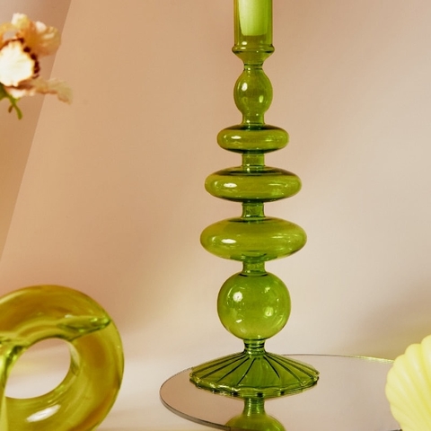Candelabro Francis Ondas Green