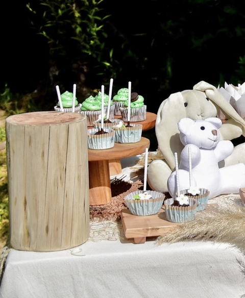 Mini Tronco de Madera Recuparada