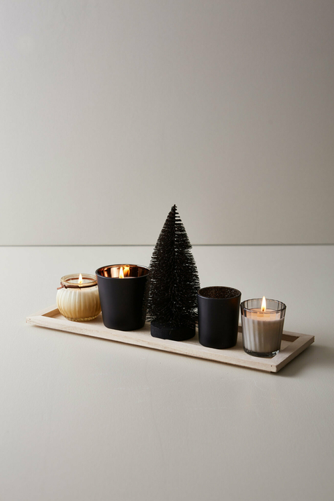 Porta velas Black Tree