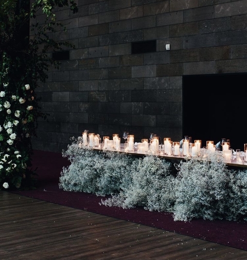 Decoración con velas