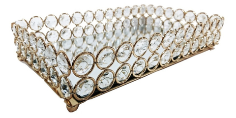 Bandeja Strass Oro