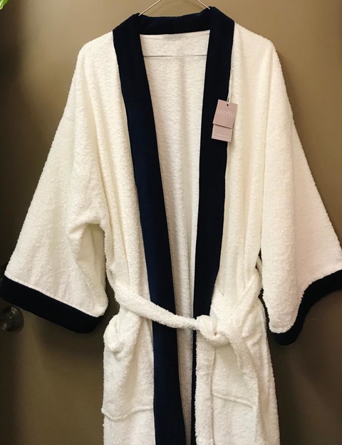 BATA DE BAÑO PLUSH AZUL