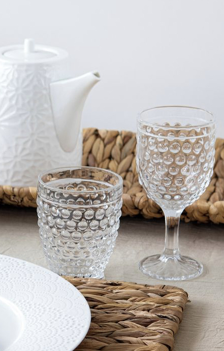 COPA BUBBLES TRANSPARENTE set x 6