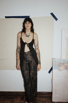 BLUSA BORBOLETA PRETA - Isadora Elias