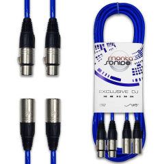 Cable DJ Par XLR Macho a XLR Hembra Neutrik Mscables