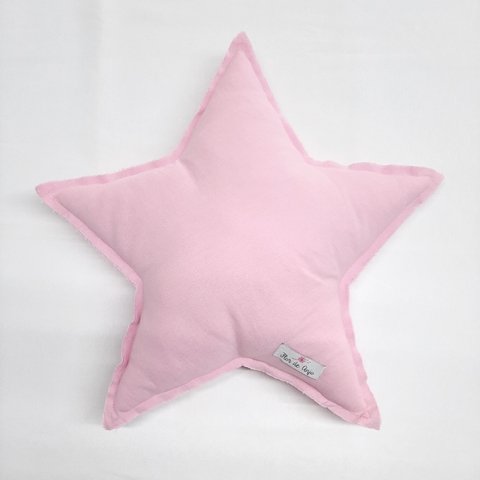 Almofada estrela rosa