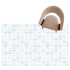 Playmat Setas - azul - Flor de Anjo - Design Infantil