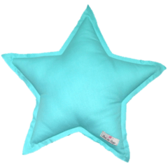 Almofada estrela verde tiffany - Flor de Anjo